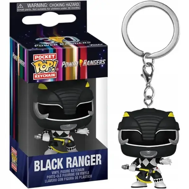 Brelok TV Power Rangers Black Ranger Funko POP