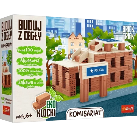 Brick Trick Buduj z cegły Komisariat M EKO 61543 - Trefl PAP