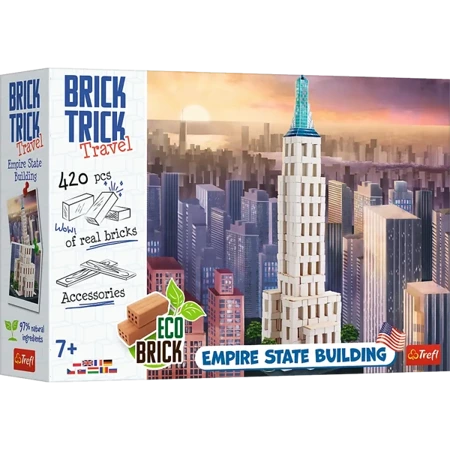 Brick Trick Travel Empire State Building_XL 61785 - Trefl PAP