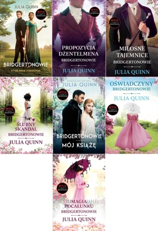 Bridgertonowie. Tom 1,2,3,4,5,7,8 Julia Quinn PAKIET - Julia Quinn