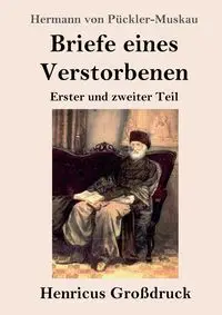 Briefe eines Verstorbenen (Großdruck) - von Pückler-Muskau Hermann