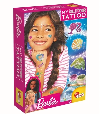 Brokatowe tatuaże - Barbie - Lisciani
