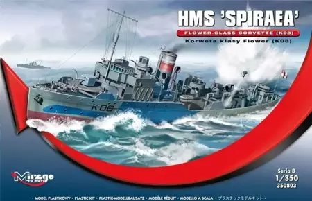 Brytyjska Korweta klasy Flower K08 HMS Spiraea - Mirage Hobby