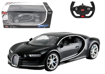 Bugatti Chiron RC 1:14 czarna - Leantoys