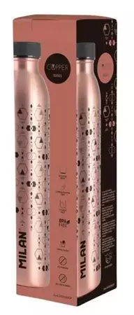 Butelka termiczna 591ml Copper czarna MILAN