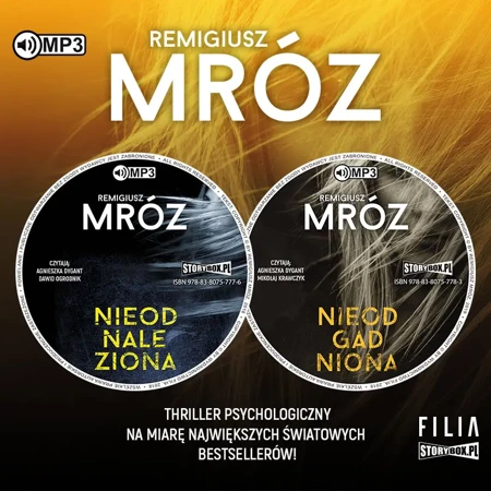 CD MP3 Pakiet nieodnaleziona / nieodgadniona - Remigiusz Mróz