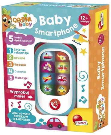 Carotina Baby - elektryczny smartfon dydaktyczny - Lisciani