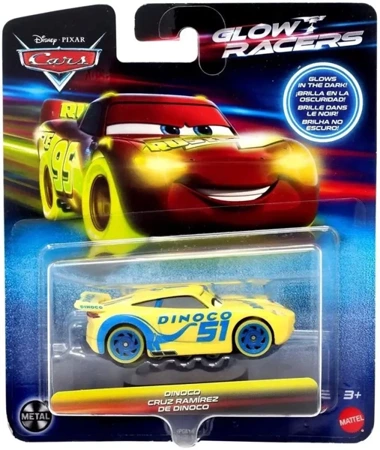 Cars. Auto świecące w ciemności HPG81 - Mattel