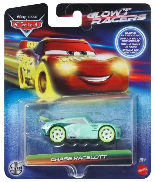 Cars. Auto świecące w ciemności HYM84 - Mattel