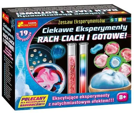 Ciekawe eksperymenty rach ciach i gotowe - Ranok-Creative