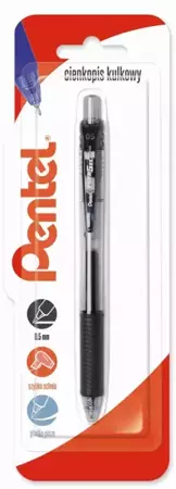 Cienkopis kulkowy 0,5 mm EnerGel BLN105 czarny x 1 blister - PENTEL