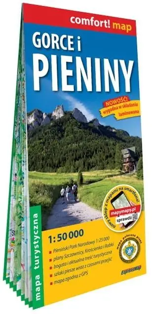 Comfort! map Gorce i Pieniny 1:50 000 - praca zbiorowa