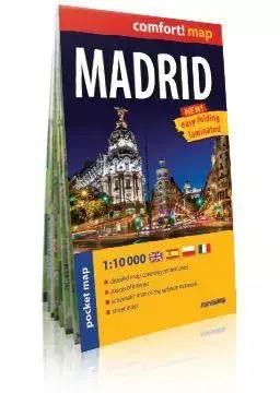 Comfort! map Madryt (Madrid) 1:10000 plan miasta - opracowanie zbiorowe