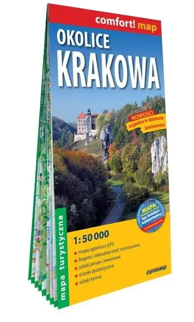 Comfort! map Okolice Krakowa 1:50 000 w.2022 - praca zbiorowa