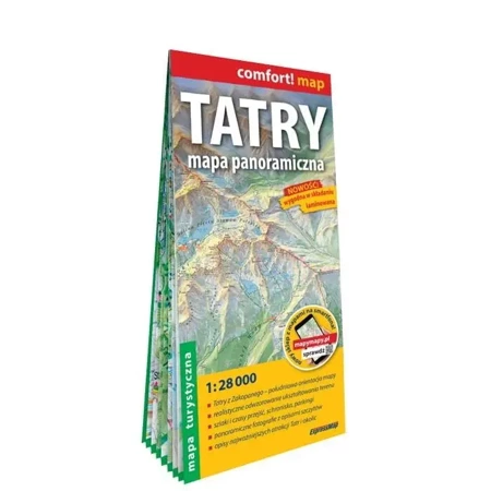 Comfort!map Tatry. Mapa panoramiczna 1:28 000 - praca zbiorowa