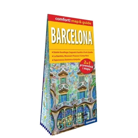 Comfort! map&guide Barcelona 2w1 w.2024 - praca zbiorowa