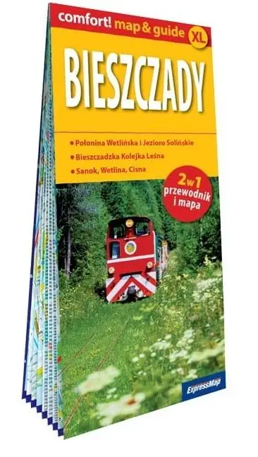 Comfort! map&guide Bieszczady 2w1 w.2025 - praca zbiorowa