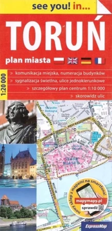 Comfort! map&guide Toruń 1:20 000 - praca zbiorowa