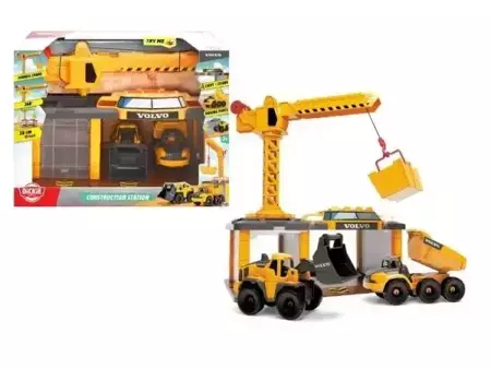 Construction Stacja budowlana Volvo - Dickie Toys