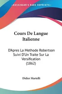 Cours De Langue Italienne - Martelli Didier