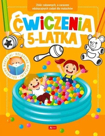 Ćwiczenia 5-latka z naklejkami - praca zbiorowa