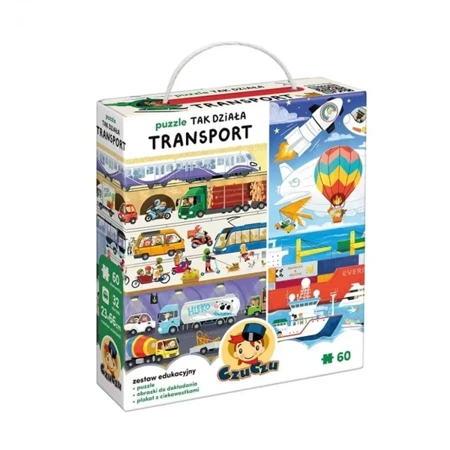 CzuCzu Puzzle Tak działa transport 4+ - Czuczu