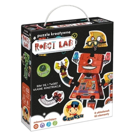 CzuCzu Puzzle kreatywne Robot Lab 3+ - Bright Junior Media