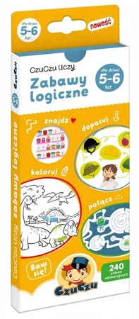 CzuCzu Uczy Zabawy logiczne dla dzieci od 5-6 lat - Opracowanie Zbiorowe