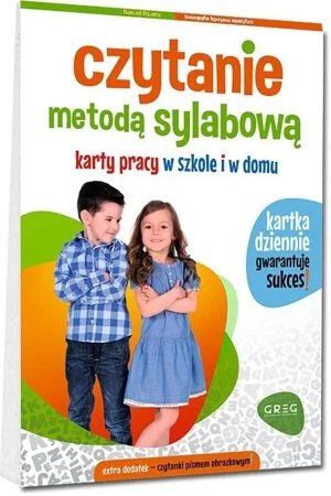 Czytanie metodą sylabową. Karty pracy w szkole... - Alicja Karczmarska-Strzebońsk