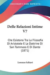 Delle Relazioni Intime V7 - Lorenzo Schiavi