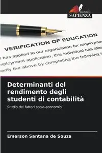 Determinanti del rendimento degli studenti di contabilità - Santana Emerson de Souza