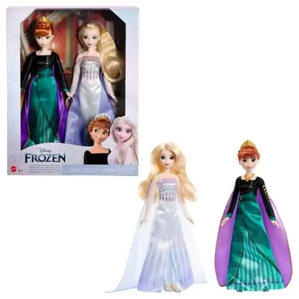 Disney Frozen Lalki 2-pak Anna i Królowa Elsa - Mattel