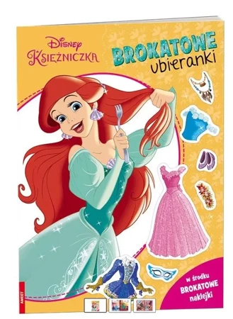 Disney Księżniczka. Brokatowe ubieranki - praca zbiorowa