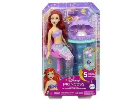 Disney Princess Ariel z perłową toaletką - Mattel