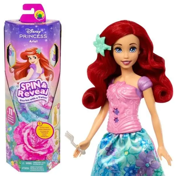 Disney Princess Księżniczka Arielka Zakręć i odkry - Mattel