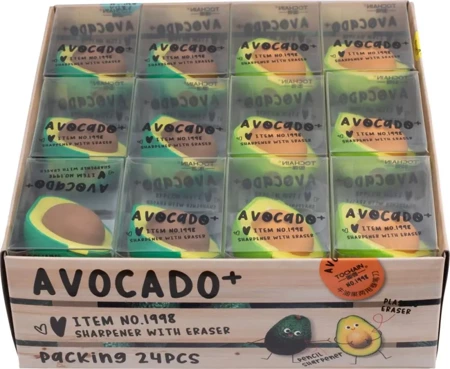 Display Gumko temperówka pojedyncza z pojemnikiem Avocado 24 szt. - TOCHAIN