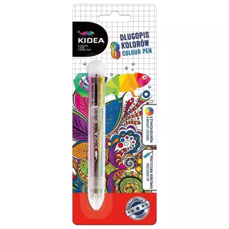 Długopis 8 kolorów KIDEA - DERFORM