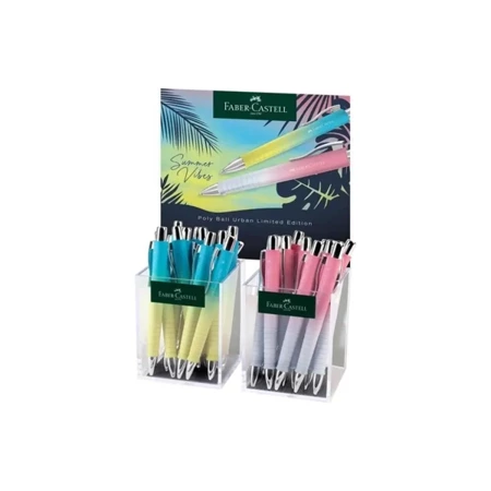 Długopis Poly Ball Urban Summer display (24szt) - Faber Castell