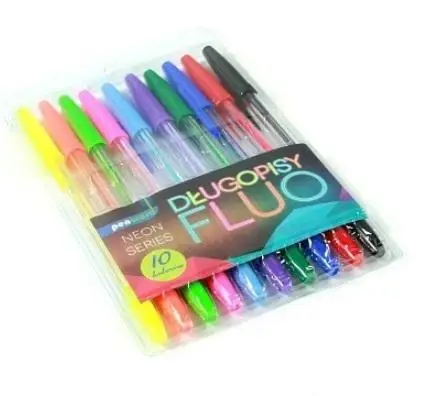 Długopis fluo 10 kolorów - Penword