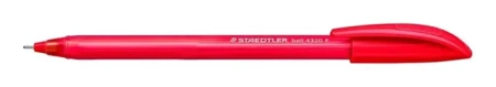 Długopis jednorazowy trójkątny czerwony (10szt) - Staedtler