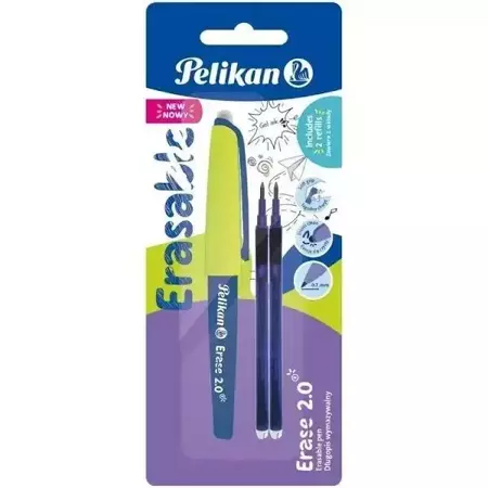 Długopis wymazywalny Erase 2.0 niebieski - PELIKAN