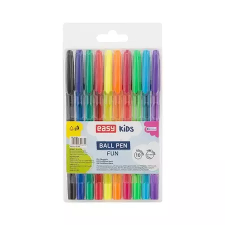 Długopisy Fun 10 kolorów EASY - Easy Stationery