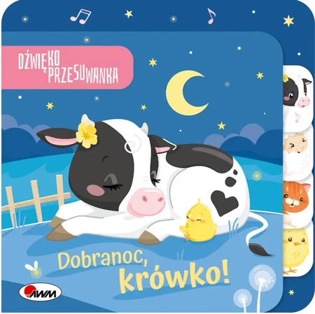 Dobranoc krówko. Dźwiękoprzesuwanka - Natalia Kawałko-Dzikowska