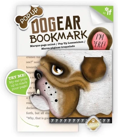 Dog Ear bookmark Stanley Buldog zakładka - IF