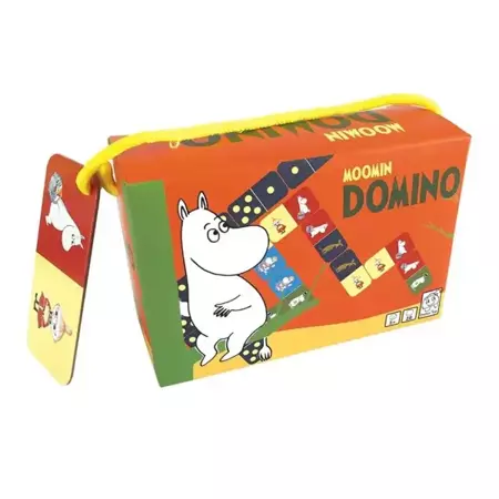 Domino dla Dzieci Gra Logiczna Kuferek Muminki - Barbo Toys