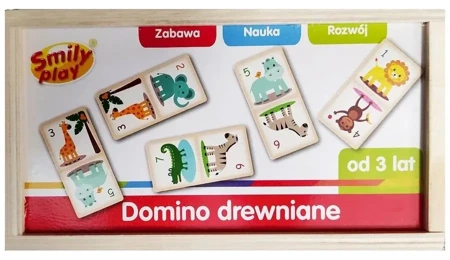 Domino drewniane - Smily Play