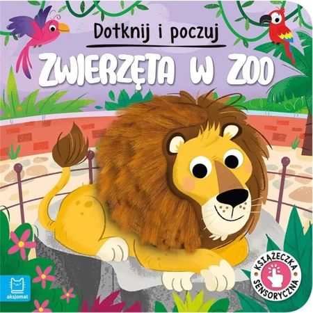 Dotknij i poczuj. Zwierzęta w zoo - Grażyna Wasilewicz