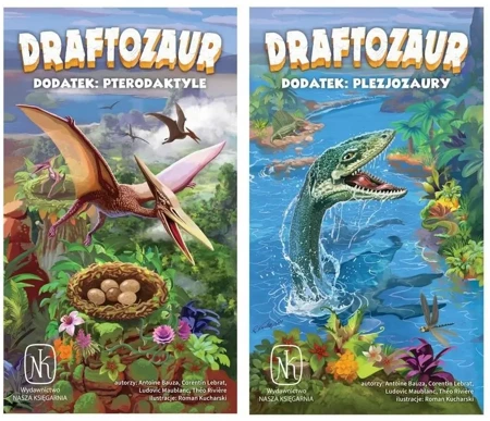 Draftozaur - 2 dodatki: Pterodaktyle, Plezjozaury - Antoine Bauza