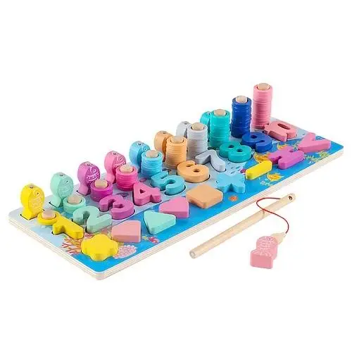 Drewniana zabawka edukacyjna Montessori - Smily Play