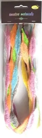 Druty chenille kolorowe pastel 50cm 10szt - Galeria Hobby